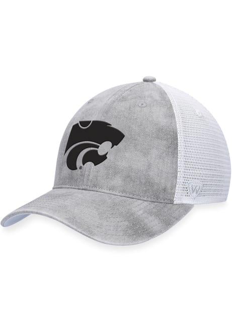 K-State Wildcats Grey Slate Meshback Adjustable Hat