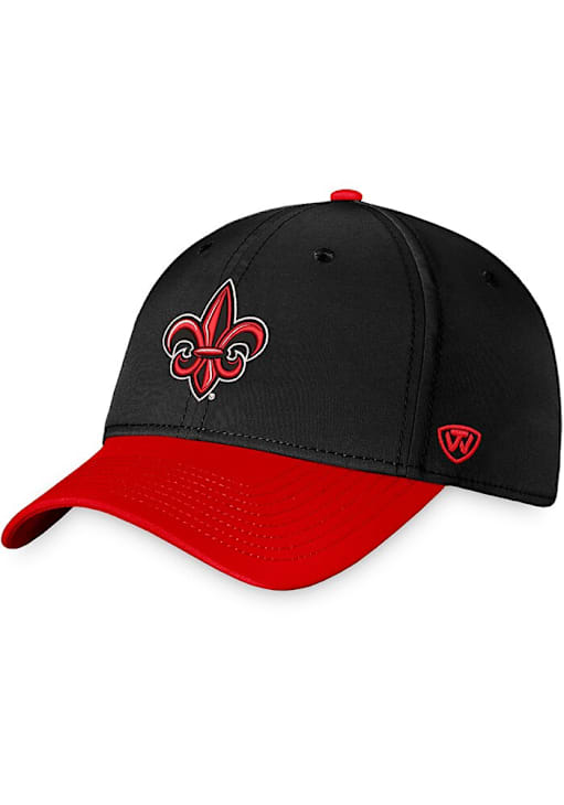 University Of Louisiana Lafayette Ragin Cajuns Baseball Hat - Adjustable Distressed Cotton Cap With Leather Strap