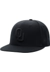 Main image for Top of the World Oklahoma Sooners Mens Black Black Out Flat Bill Fitted Hat