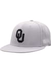 Main image for Top of the World Oklahoma Sooners Mens Grey Top Custom 1 Fitted Hat