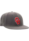Main image for Top of the World Oklahoma Sooners Mens Charcoal Top Custom 3 Fitted Hat
