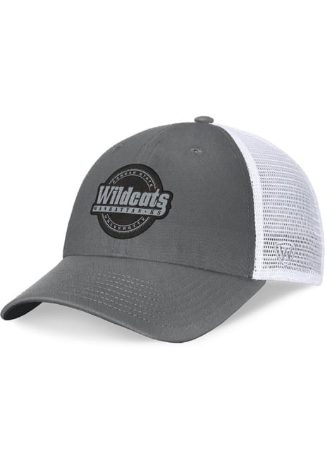 Top of the World Grey K-State Wildcats Ryder Meshback Adjustable Hat