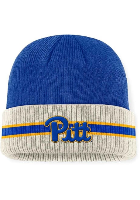 Pitt Panthers Top of the World Silas Cuff Mens Knit Hat - Blue