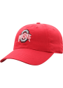 Ohio State Buckeyes Top of the World Staple Adjustable Hat - Red