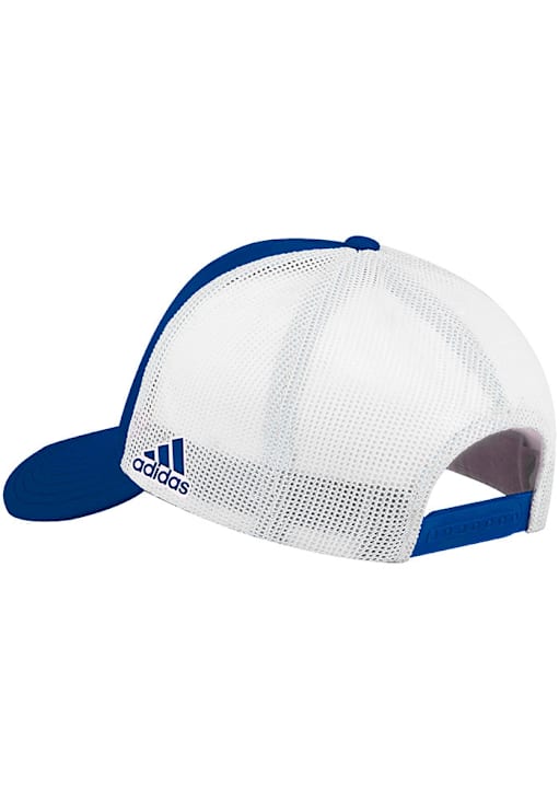 Adidas BLUE Tulsa Golden Hurricane Structured Adjustable Mesh