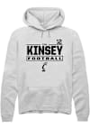 Main image for Zeb Kinsey Rally Mens White Cincinnati Bearcats Football NIL Stacked Box Player Hood
