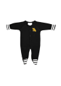Missouri Western Griffons Baby Stripe Black Stripe One Piece Pajamas