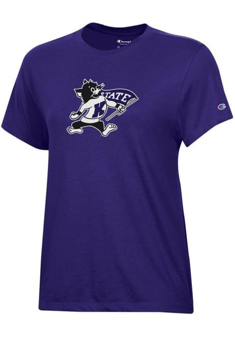 K-State Wildcats Purple Champion Willie Core Short Sleeve T-Shirt