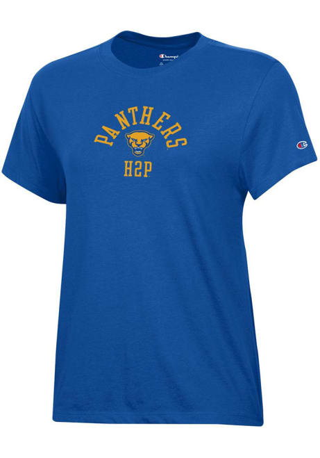 Pitt Panthers Blue Champion Core H2P Short Sleeve T-Shirt