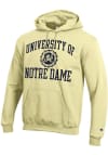 Main image for Champion Notre Dame Fighting Irish Mens Yellow Seal Long Sleeve Hoodie