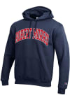 Main image for Champion Robert Morris Colonials Mens Navy Blue Arch Name Long Sleeve Hoodie