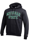 Main image for Champion Michigan State Spartans Mens Black Arch Twill Long Sleeve Hoodie