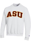 Main image for Champion Arizona State Sun Devils Mens White Arch Twill Long Sleeve Crew Sweatshirt