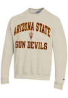 Main image for Champion Arizona State Sun Devils Mens Oatmeal Number One Long Sleeve Crew Sweatshirt