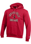 Main image for Champion Indianapolis Indians Mens Red Powerblend Long Sleeve Hoodie