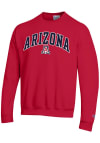 Main image for Champion Arizona Wildcats Mens Red Arch Mascot Long Sleeve Crew Sweatshirt