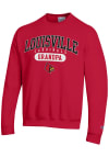 Main image for Champion Louisville Cardinals Mens Red Grandpa Pill Long Sleeve Crew Sweatshirt