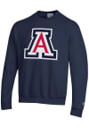 Main image for Champion Arizona Wildcats Mens Navy Blue Primary Team Logo Long Sleeve Crew Sweatshirt