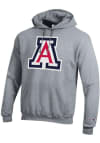 Main image for Champion Arizona Wildcats Mens Grey Primary Team Logo Long Sleeve Hoodie