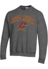 Main image for Champion Central Michigan Chippewas Mens Charcoal Arch Mascot Long Sleeve Crew Sweatshirt