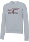 Main image for Champion Central Michigan Chippewas Womens Grey Powerblend Crew Sweatshirt