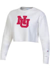 Main image for Womens Nebraska Cornhuskers White Champion Reverse Crew Sweatshirt