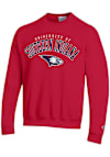Main image for Champion Southern Indiana Screaming Eagles Mens Red Arch Mascot Powerblend Long Sleeve Crew Sweats..