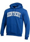 Main image for Champion Kentucky Wildcats Mens Blue Twill Arch Name Long Sleeve Hoodie