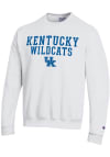 Main image for Champion Kentucky Wildcats Mens White Stacked Name Long Sleeve Crew Sweatshirt