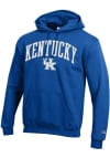 Main image for Champion Kentucky Wildcats Mens Blue Arch Mascot Long Sleeve Hoodie