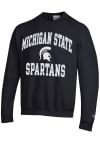 Main image for Champion Michigan State Spartans Mens Black Number 1 Long Sleeve Crew Sweatshirt