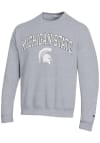 Main image for Champion Michigan State Spartans Mens Grey Arch Mascot Long Sleeve Crew Sweatshirt