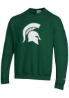 Main image for Champion Michigan State Spartans Mens Green Arch Mascot Long Sleeve Crew Sweatshirt