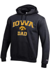 Main image for Mens Iowa Hawkeyes Black Champion Number One Dad Hooded Sweatshirt