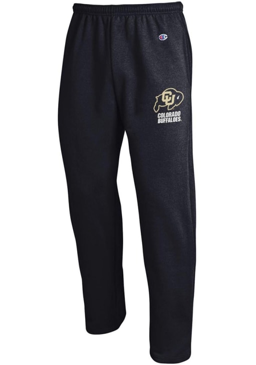 Champion Colorado Buffaloes Mens Black Primary Logo Sweatpants