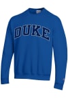 Main image for Champion Duke Blue Devils Mens Blue Arch Name Long Sleeve Crew Sweatshirt