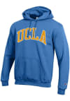 Main image for Mens UCLA Bruins Blue Champion Arch Name Hooded Sweatshirt