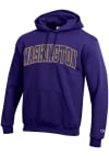 Main image for Mens Washington Huskies Purple Champion Arch Name Hooded Sweatshirt