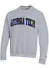 Main image for Champion GA Tech Yellow Jackets Mens Grey Arch Name Long Sleeve Crew Sweatshirt