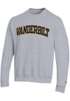Main image for Champion Vanderbilt Commodores Mens Grey Arch Name Long Sleeve Crew Sweatshirt
