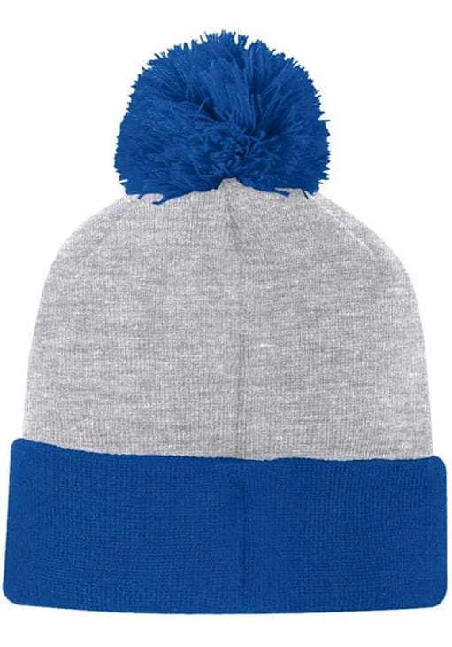 Pitt Panthers Champion GRAY Cuffed Wordmark Beanie Pom Mens Knit