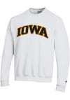Main image for Champion Iowa Hawkeyes Mens White Arch Name Long Sleeve Crew Sweatshirt