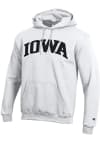 Main image for Champion Iowa Hawkeyes Mens White Arch Name Long Sleeve Hoodie