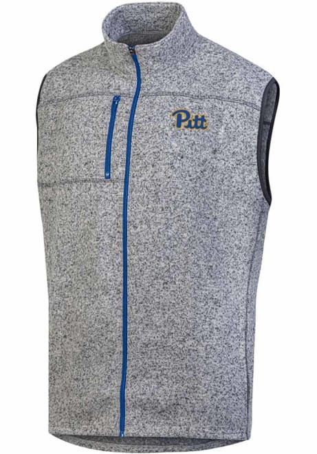 Mens Pitt Panthers Grey Champion Stadium Artic Fleece Vest