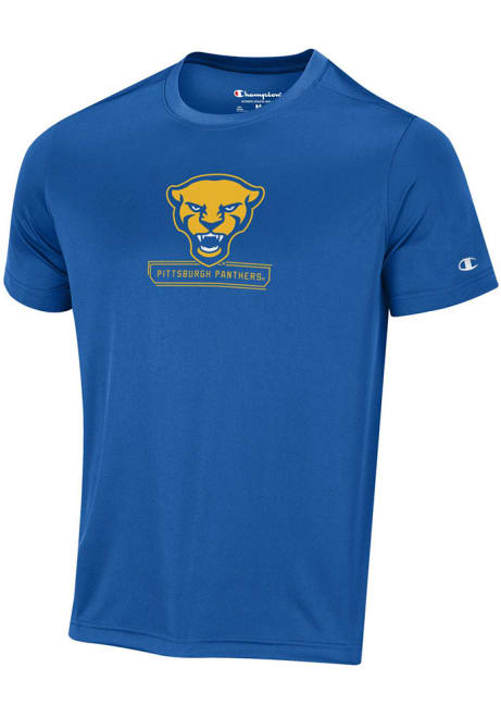 Pitt Panthers Blue Champion Stadium Impact Short Sleeve T Shirt