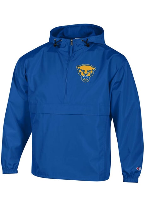 Mens Pitt Panthers Blue Champion Packable Mascot Light Weight Jacket