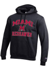 Main image for Champion Miami RedHawks Mens Black No 1 Graphic Long Sleeve Hoodie