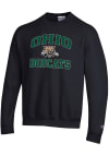 Main image for Champion Ohio Bobcats Mens Black No 1 Graphic Long Sleeve Crew Sweatshirt
