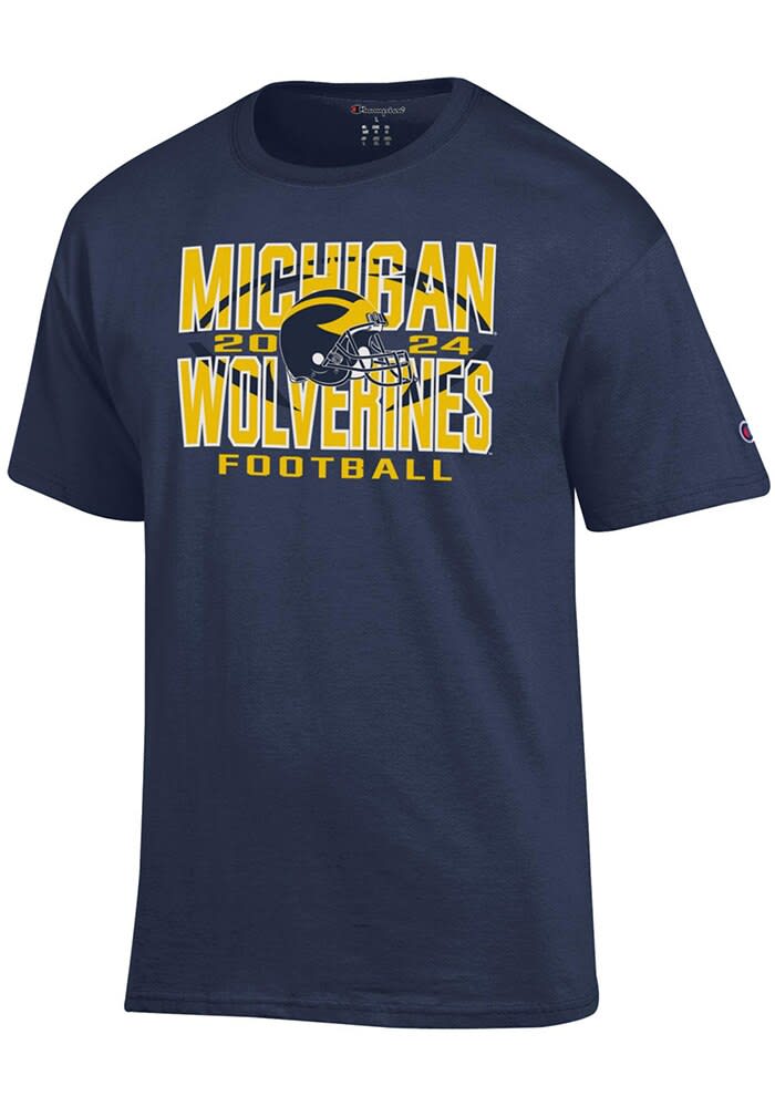 Champion BLUE Michigan Wolverines 2024 Football Schedule Short