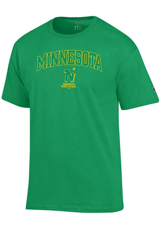 Logo North Stars Shirt Champion Minnesota North Stars KELLYGREEN